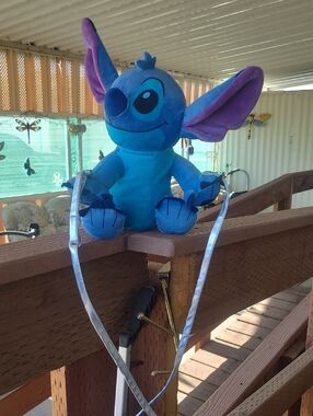 Disney Stitch Plush Crossbody (Blue, Purple)